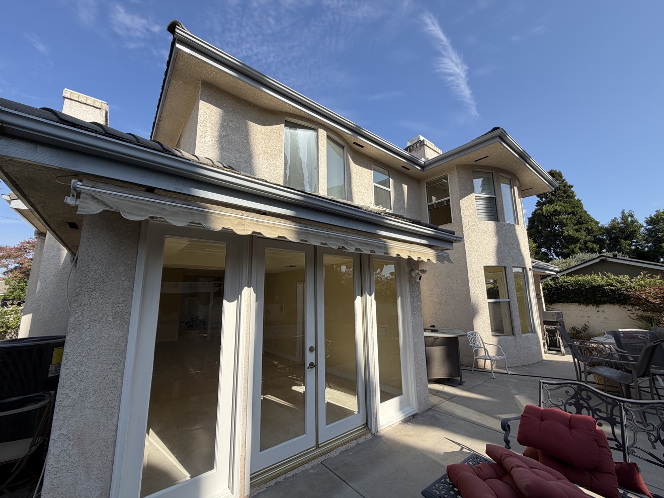 Exterior painting work on a home in Riverside, CA