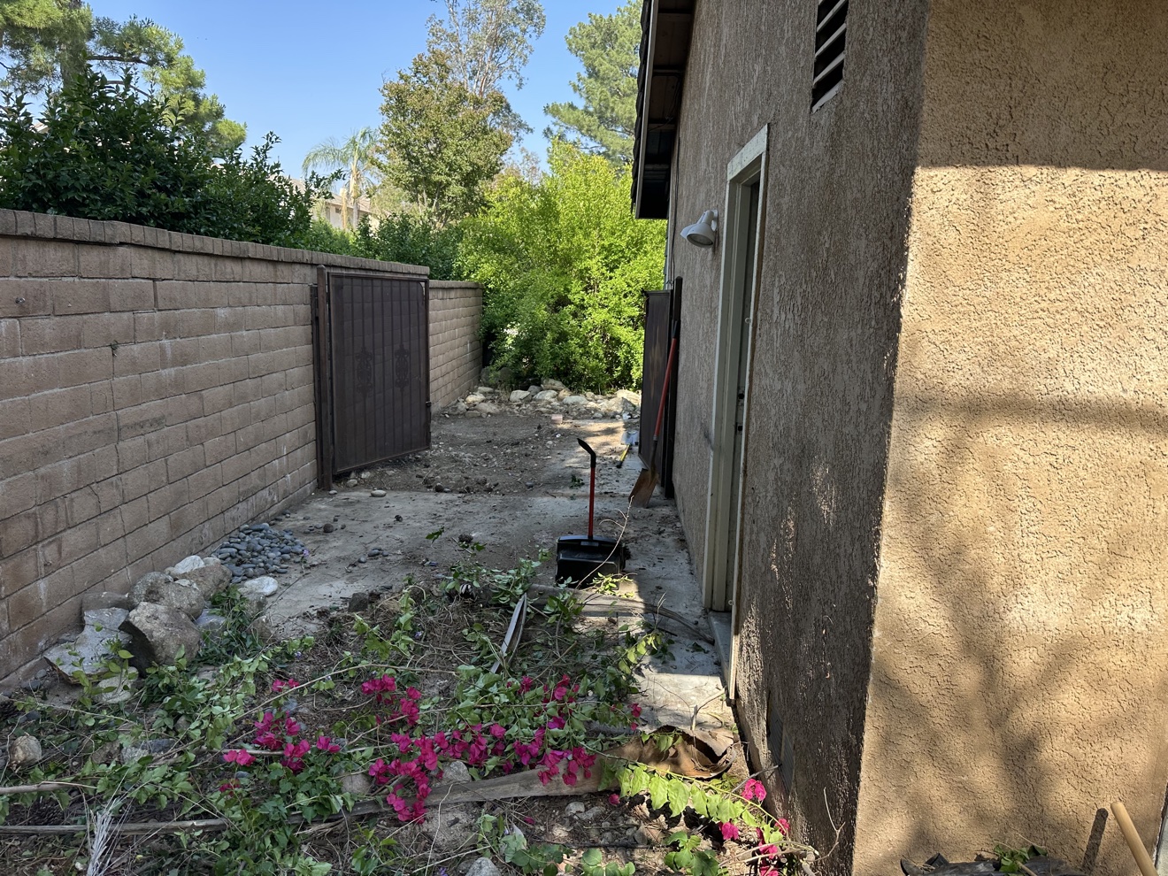 Rancho Cucamonga whole home remodel — exterior during renovation